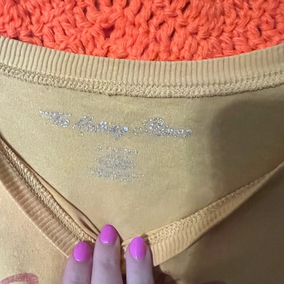 The Rolling Stones yellow flags graphic tee America eagle tongue tshirt - Picture 4 of 5